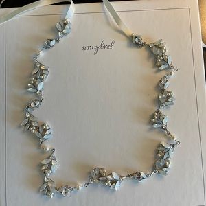 Sara Gabriel Sash/Band Wedding belt/headpiece